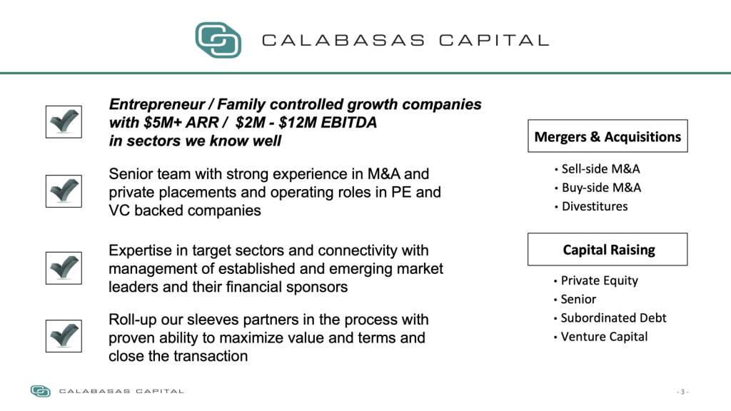 Entrepreneur / Family controlled growth companies